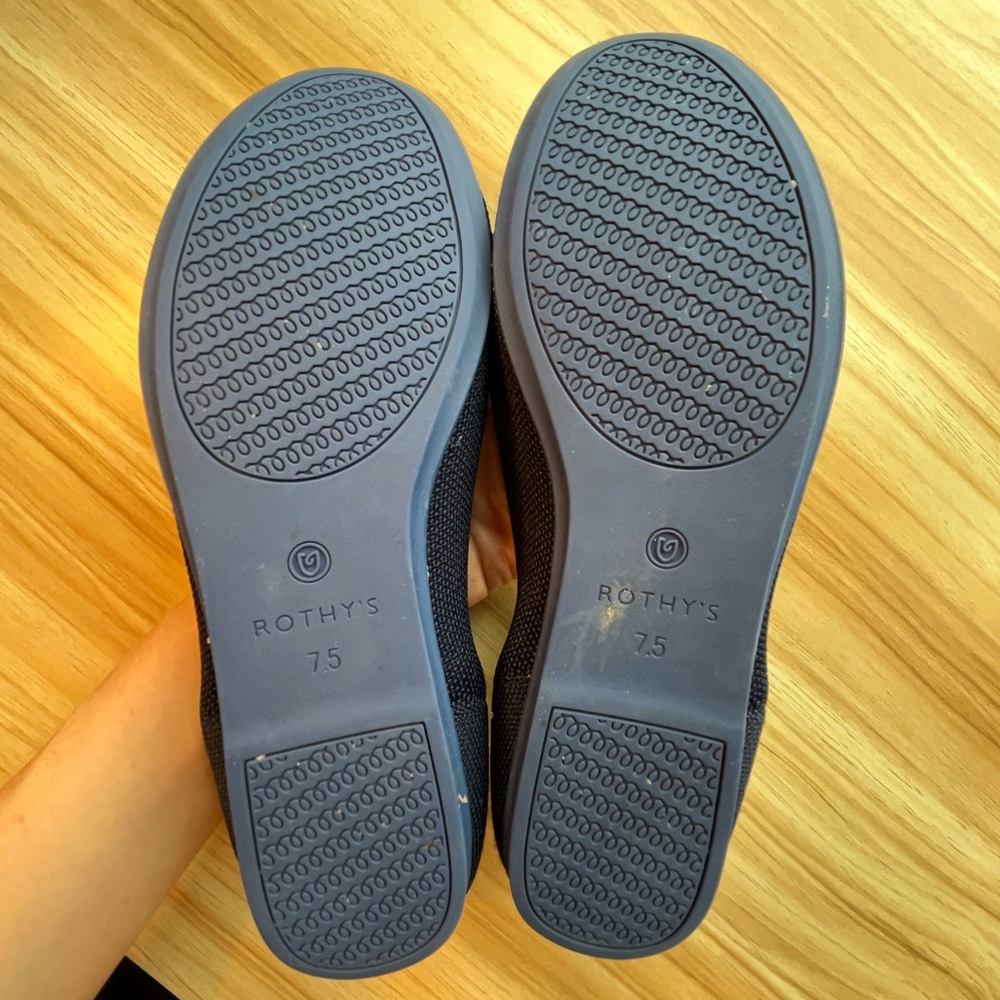 Navy Blue Rothy’s Flats - Picture 2 of 2